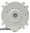 Toshiba outdoor unit fan motor 43121744