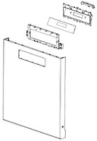 Beko tiskikoneen oven etupelti+kahva C00893206