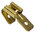 Lattaliitinjakaja 1 x naaras - 2 x uros, 6,3mm messinki MX-19043-0010