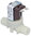 Robertshaw magnetic valve 3/8"-3/8" 230VAC