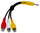 LG television AV-adapteri keltainen EAD61273106